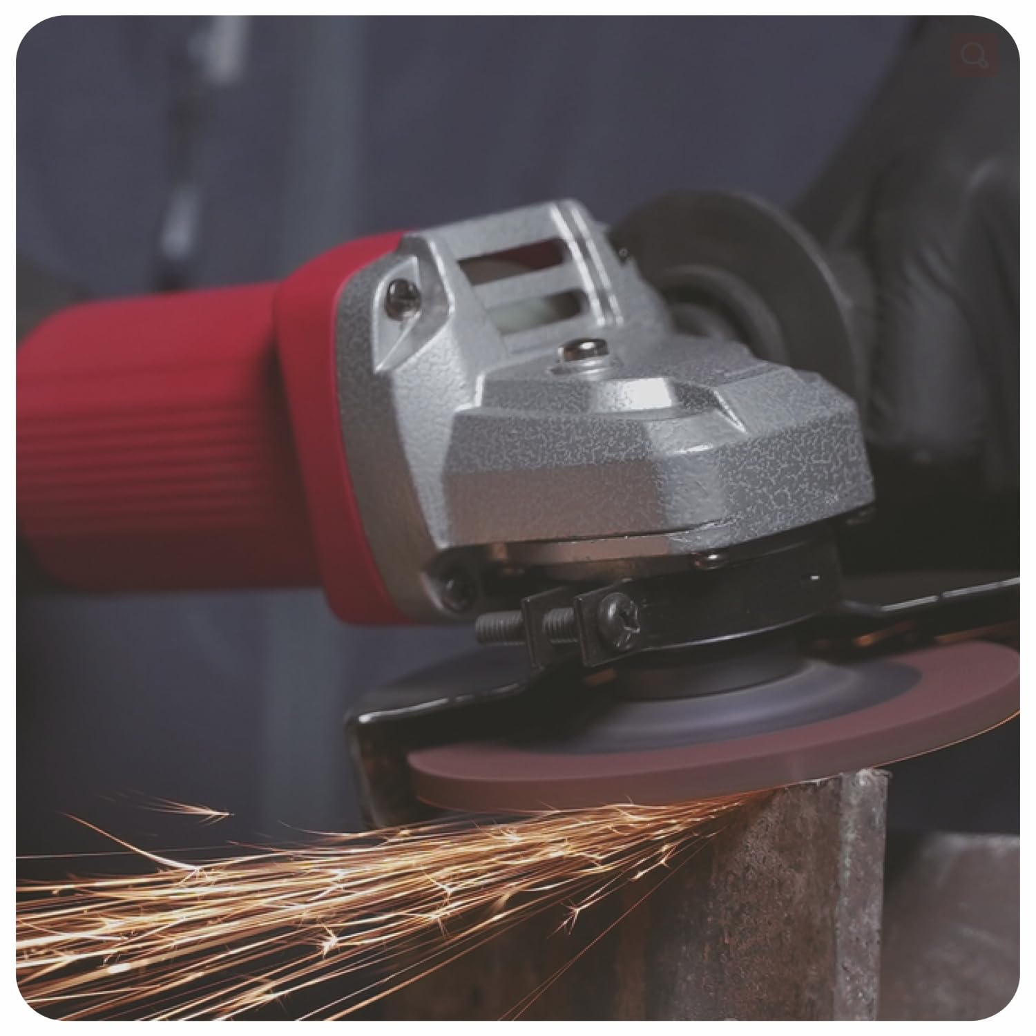 ENON Corded Electric Angle Grinder 900W 12500 RPM with 3 cutting wheel and 1 Grinder Wheel 100m for Grinding, Polishing & Cutting with 3 for Home & DIY Use, Back Switch (XE-4001H)