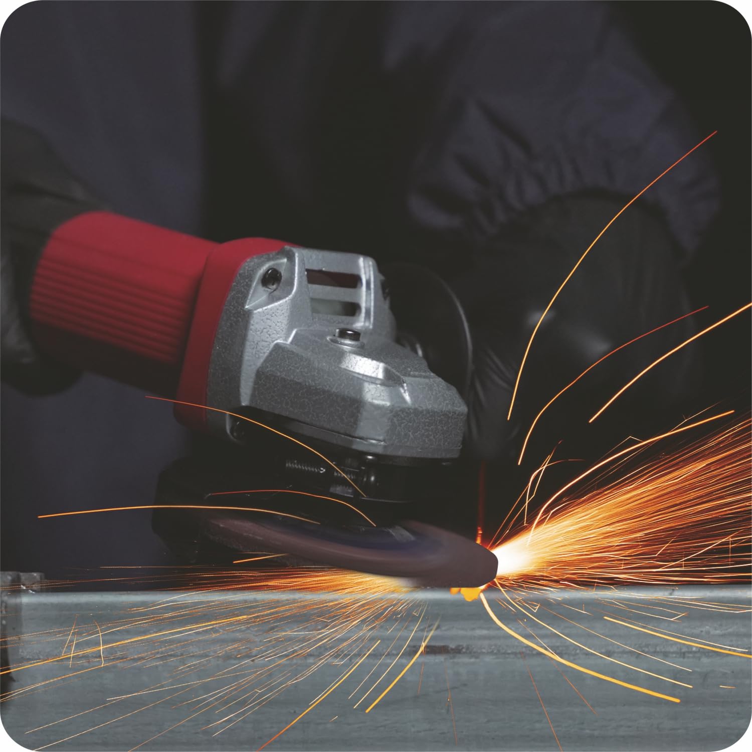 ENON Corded Electric Angle Grinder 900W 12500 RPM with 3 cutting wheel and 1 Grinder Wheel 100m for Grinding, Polishing & Cutting with 3 for Home & DIY Use, Back Switch (XE-4001H)