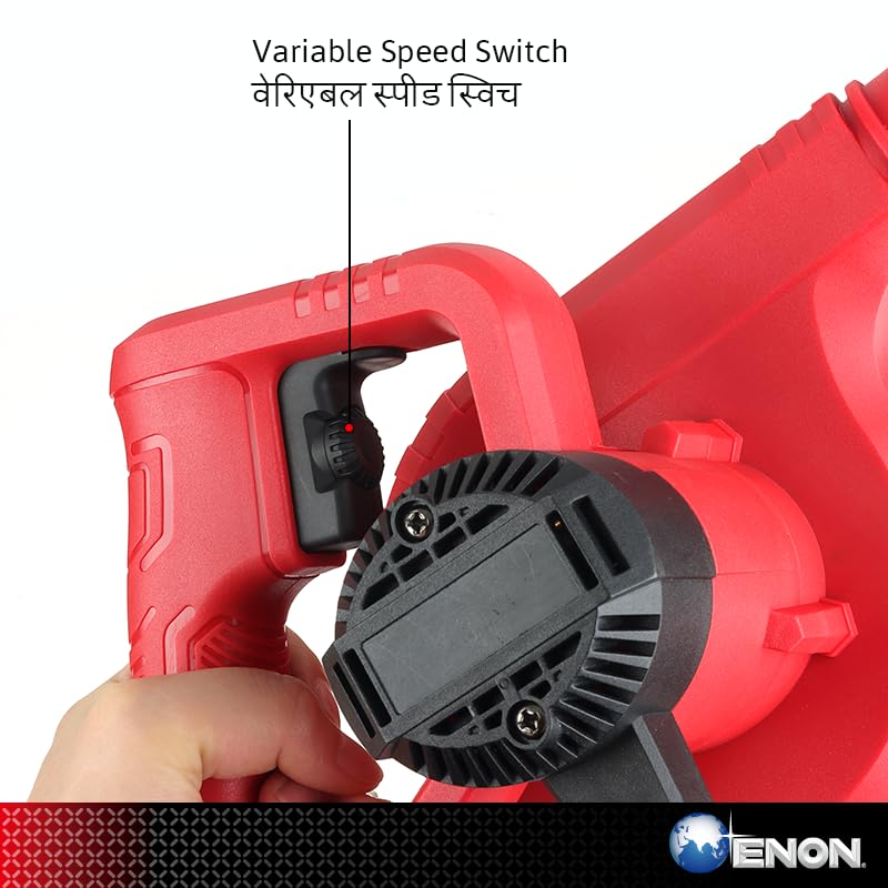 ENON 650W Electric Air Blower for Cleaning Dust, 19500RPM Speed, 220V | Furniture, Cars, Windows, Electronics, Kitchen Appliances, PCs, AC Units, Perfect for Home and Outdoor Air Cleaning (XE-6501)
