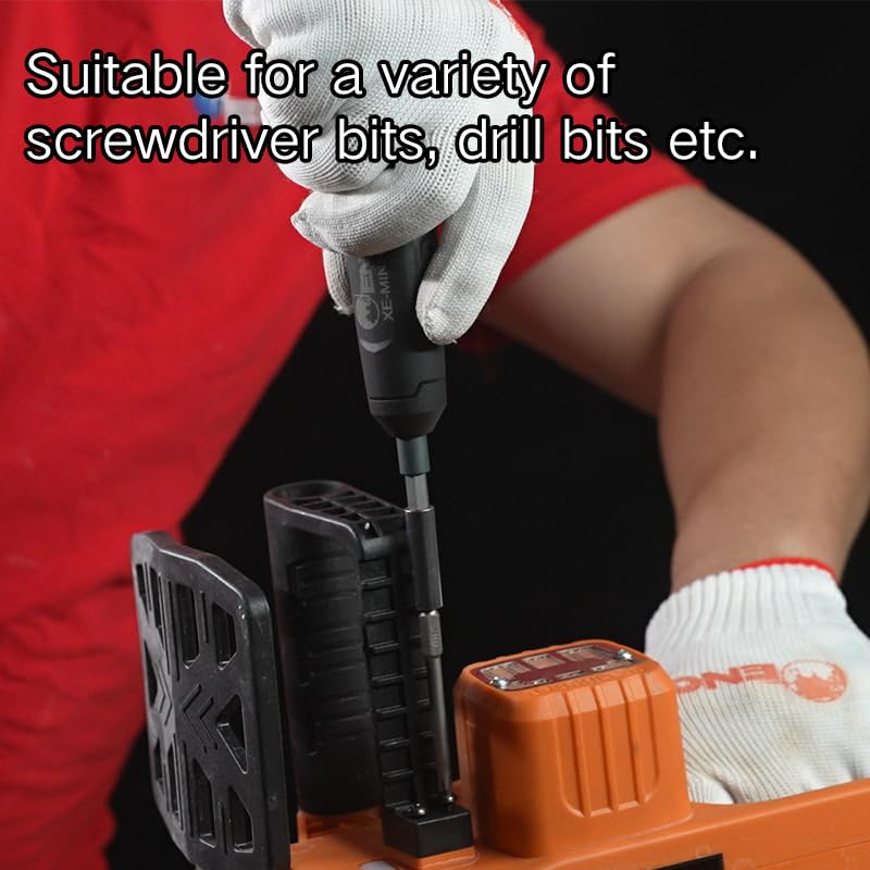 Enon Cordless Mini Screwdriver Set With Reverse/Forward Function With Rechargeable Battery Comes With 24 Pcs Bits - 6 Months Warranty (Xe-Mini0460) - Black